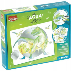 Creativ Aqua Art Obrazy Akwarelowe Motyw Dinozaury
