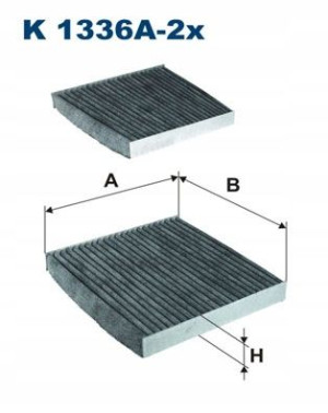 K 1336A-2x FILTRON Filtr, wentylacja przestrzeni p