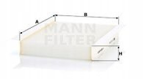CU 22 022 MANN-FILTER Filtr, wentylacja przestrzen