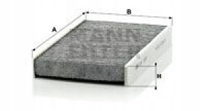 CUK 1629 MANN-FILTER Filtr, wentylacja przestrzeni