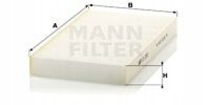 CU 2951 MANN-FILTER Filtr, wentylacja przestrzeni