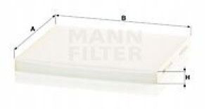 CU 24 004 MANN-FILTER Filtr, wentylacja przestrzen