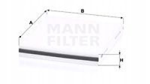 CU 22 003 MANN-FILTER Filtr, wentylacja przestrzen