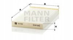 CU 15 001 MANN-FILTER Filtr, wentylacja przestrzen