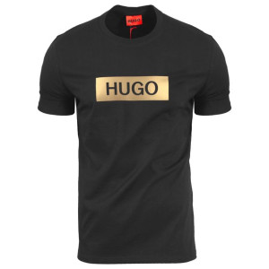 Hugo Boss t-shirt koszulka męska czarna 50467585 001 M