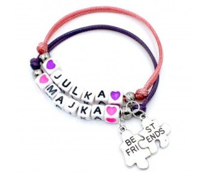 Bransoletka Przyjaźń Imię Best Friends Zestaw