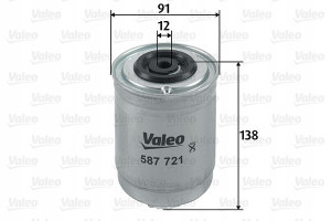 VALEO 587721 Filtr paliwa
