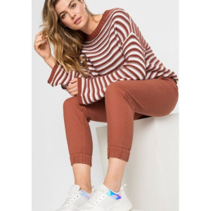 Bonprix Jeansowe Spodnie Ze Ściągaczami 7/8 Cygaretki Joggery 48-50 928960