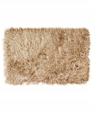 Dywan Włochacz Shaggy Długi Włos Złoty 80x140 cm