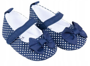 Buty Niechodki Dziewczęce Granat Kropki 9-15 19/20
