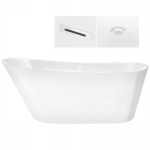 Wanna wolnostojąca 160x74 Corsan ESTELLA S-302L