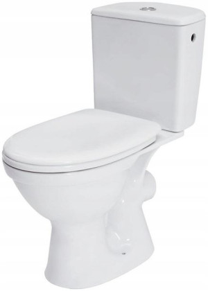 kompakt wc cersanit stojacy kolnierz + deska