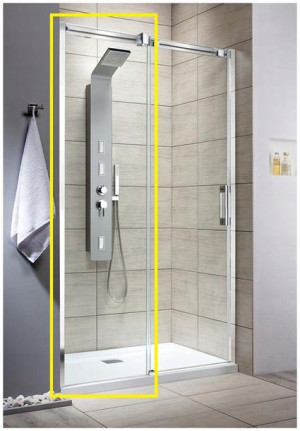 Ścianka front 50cm Radaway ESPERA DWJ 380211-01L