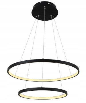 Lampa wisząca SILVA I 2 ringi 20/40cm żyrandol 35W  Kinkiet LED Wobako