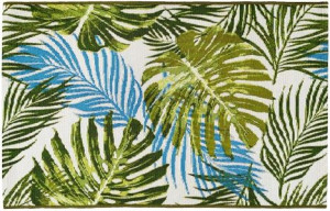 Dywan Jungle 60x110 Sizal Modny Liście Zielony