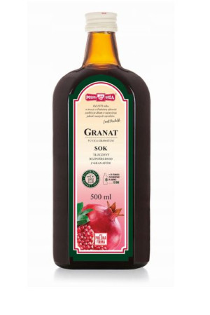 Sok z granatu tłoczony NFC 500 ml Polska Róża