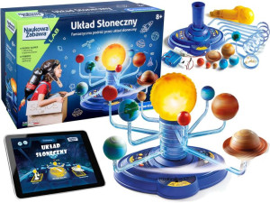 Clementoni UKŁAD SŁONECZNY Model PLANETY + LED