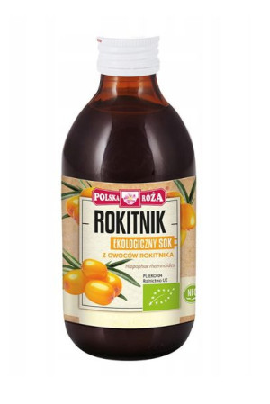Ekologiczny sok z rokitnika NFC 250 ml Polska Róża