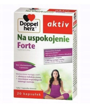 Doppelherz aktiv Forte Na uspokojenie Forte 20 kapsułek.