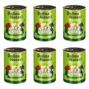 DOLINA NOTECI Karma psa Jeleń z Kaczką 6 x 400g