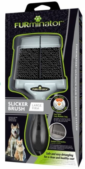 Furminator Slicker Brush L Pudlówka sierść długa u