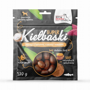 Smaczek dla PSA Alergika 95% PSTRĄG FISOMEGA3 100g