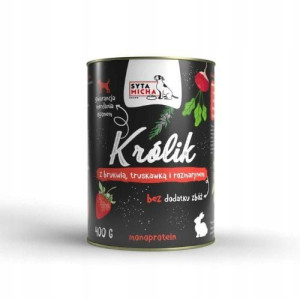 Hipoalergiczna Karma Dla Psa Królik Brukiew 400g