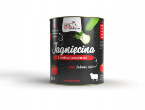 SYTA MICHA Karma PSA Jagnięcina 800g BEZ LAKTOZY
