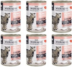 Wiejska Zagroda MONO kota JAGNIĘCINA 6x400g ZESTAW
