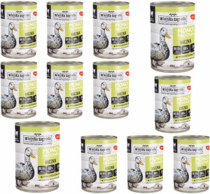 Wiejska Zagroda MONOPROTEINOWA kota KACZKA 12x400g
