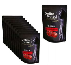 DOLINA NOTECI Kot po STERYLIZACJI Wołowiny 10x85g