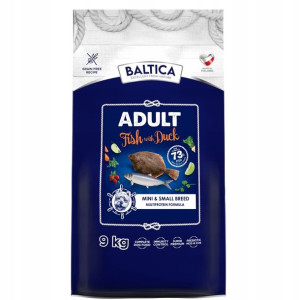 BALTICA Karma z kaczką rybami małych ras psów 9kg
