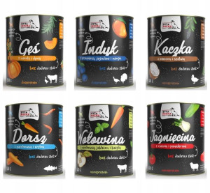 Karma dla Psa Mokra MIX SMAKÓW 6x800g OMEGA3