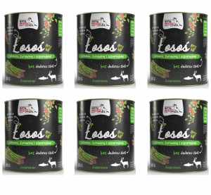 BEZZBOŻOWA Karma dla psa Łosoś z Jeleniem 6x800g