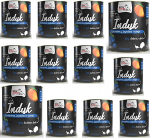 SYTA MICHA psa Indyk z Przepiórką 12x800g ZESTAW