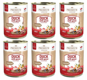 POKUSA Karma mokra dla psa Kaczka z Gęsią - 6x800g