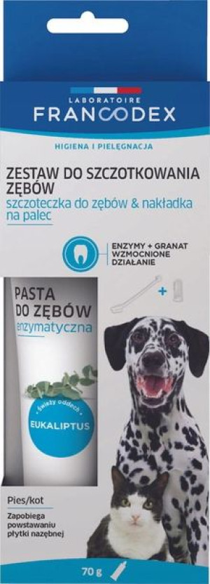 FRANCODEX Szczoteczka pasta enzymatyczna do zębów
