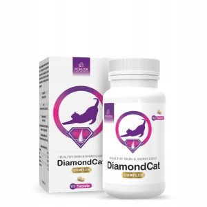 POKUSA DiamondCoat Cat na sierść kota kotów 110tab
