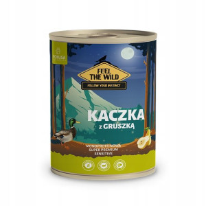 Pokusa Feel The Wild Kaczka Gruszka karma psa 800g