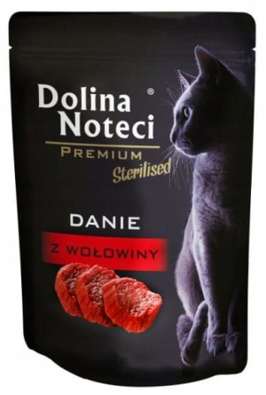 DOLINA NOTECI karma bez zbóż dla kota Wołowina 85g