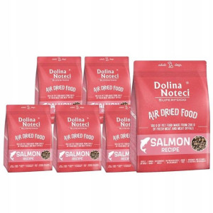 DOLINA NOTECI Suszona psa Bogata w Łososia 6 x 1kg