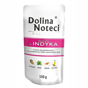 DOLINA NOTECI PREMIUM Karma mokra psa Indyk 150g