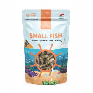 POKUSA SMALL FISH Suszone SZPROTKI smaczki psa 40g