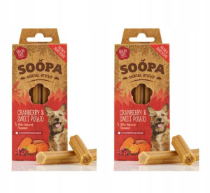 SOOPA Dental Stick Cranberry Sweet Potato 100g x2