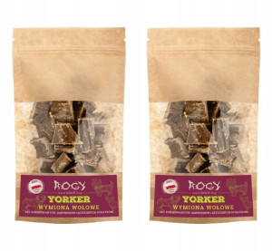 ROGY Yorker Wymiona wołowe kostki 80g x2 ZESTAW