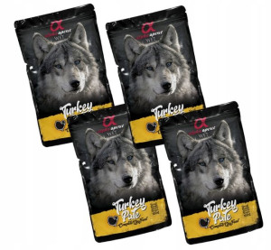 Alpha Spirit Turkey saszetka pasztet 4x100g ZESTAW