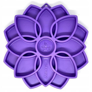 SodaPup Mandala Feeder Purple Miska spowalniając