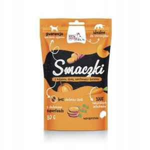 SYTA MICHA Smaczki indyk dynia marchew bataty 80g