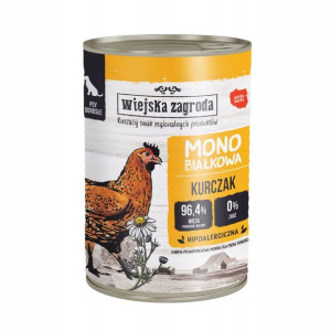 Wiejska Zagroda MONOPROTEINOWA psa KURCZAK 400g