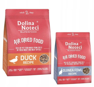 Suszona naturalna karma psa RÓŻNE SMAKI MIX 5kg +1